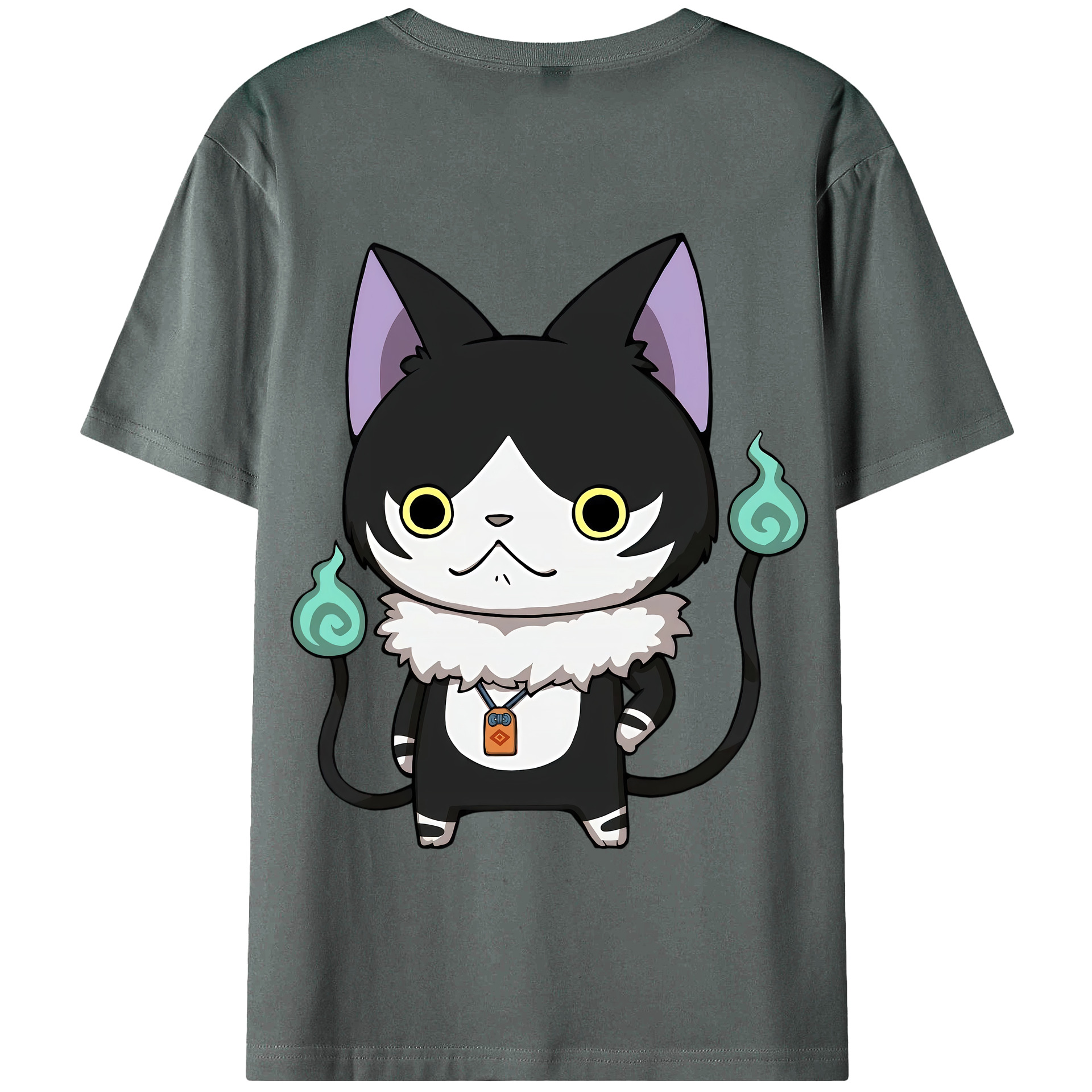 （画像用） 妖怪ウォッチ Yo-kai Watch 綿100％半袖Tシャツ（背面プリント）
